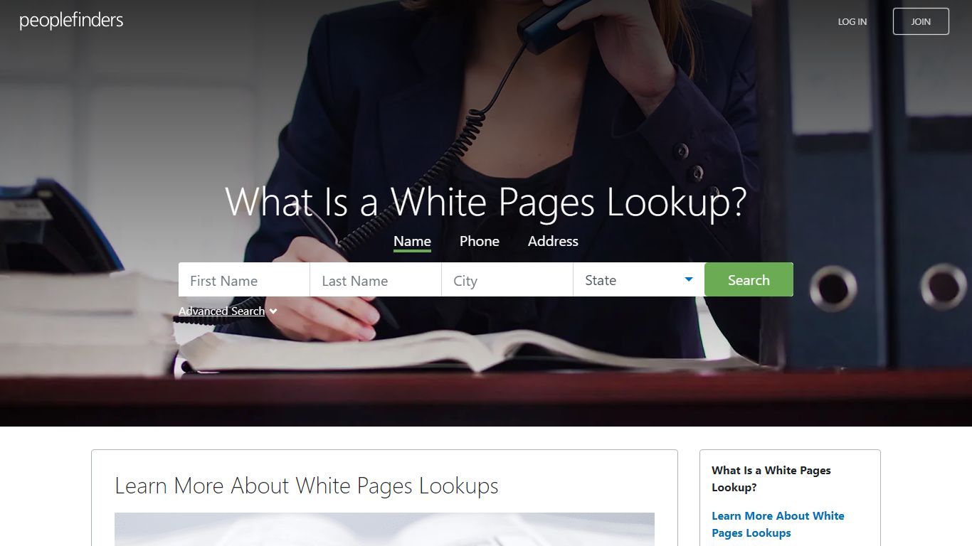 White Pages Reverse Lookup - PeopleFinders